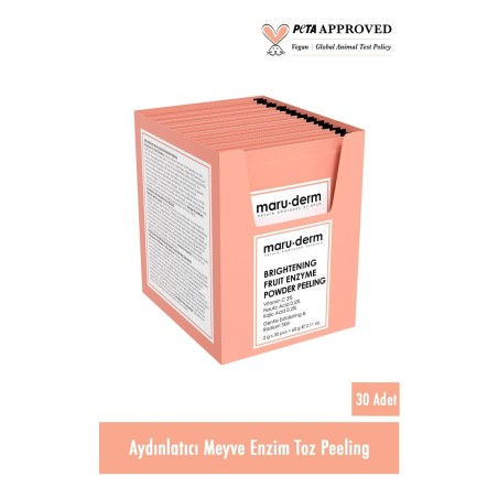 Maruderm Aydınlatıcı Meyve Enzim Toz Peeling 60 gr