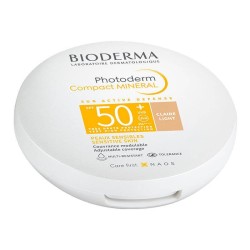 Bioderma Photoderm Compact Mineral Kapatıcı Etkili, Mineral Filtreli SPF50 10 gr - Light