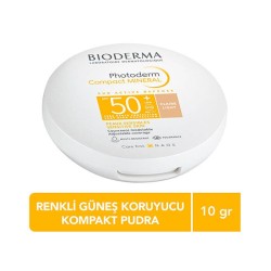 Bioderma Photoderm Compact Mineral Kapatıcı Etkili, Mineral Filtreli SPF50 10 gr - Light