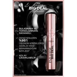 Loreal Paris Paradise Big Deal Maskara - Siyah