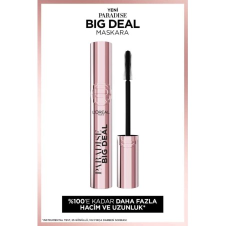 Loreal Paris Paradise Big Deal Maskara - Siyah