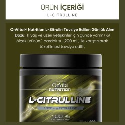 OnVita Nutrition L-Citrulline 300gr