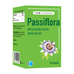 Tab İlaç Vitamins Passiflora 30 Kapsül