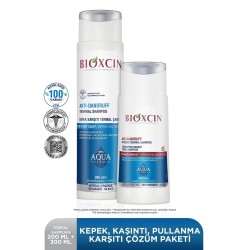 Bioxcin Aqua Thermal Kepek Karşıtı+Yoğun Kepek Karşıtı Şampuan Seti 200 ml + 300 ml