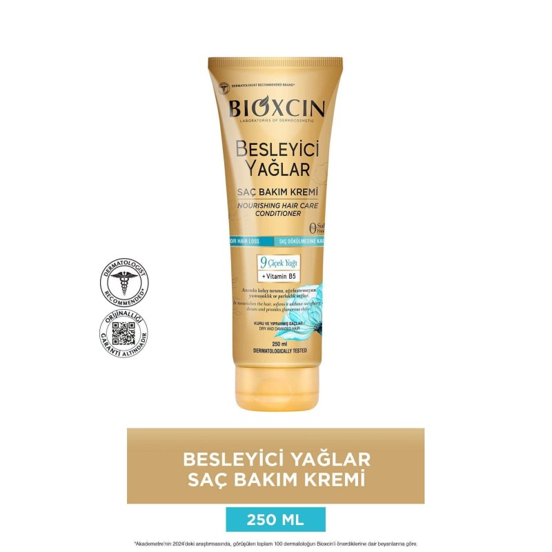 Bioxcin Besleyici Yağlar Saç Bakım Kremi 250ml