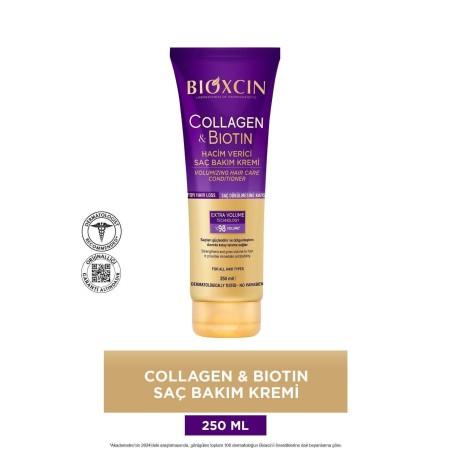 Bioxcin Collagen & Biotin Hacim Veren Saç Bakım Kremi 250ml