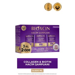 Bioxcin Collagen & Biotin Hacim Şampuanı 3AL2ÖDE