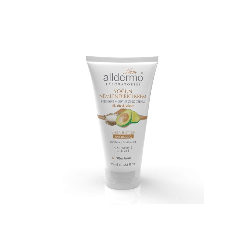 Alldermo Nemlendirici Krem Shea Butter Avokado 75ml