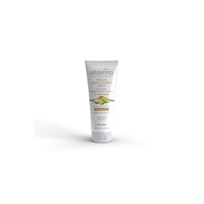 Alldermo Nemlendirici Krem Shea Butter Avokado 250ml