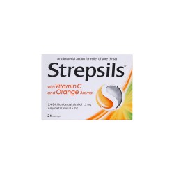Strepsils Pastil Portakallı C Vitaminli