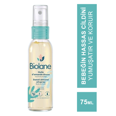 Outlet - Biolane Sweet Almond Oil - Tatlı Badem Yağı - 75 ml
