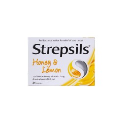 Strepsils Bal ve Limon Aromalı Pastil 24 Pastil