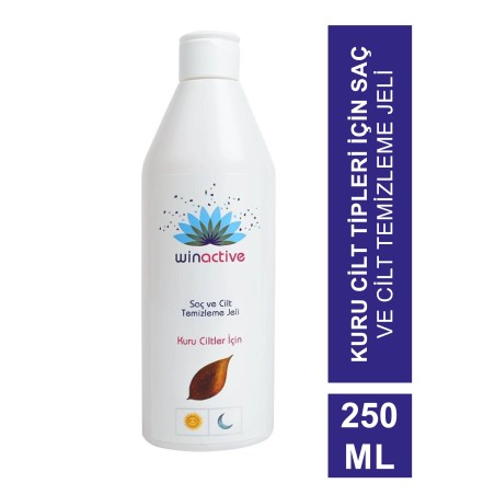 Outlet - Beisya Winactive Saç ve Cilt Temizleme Jeli - Kuru Cilt - 250 ml