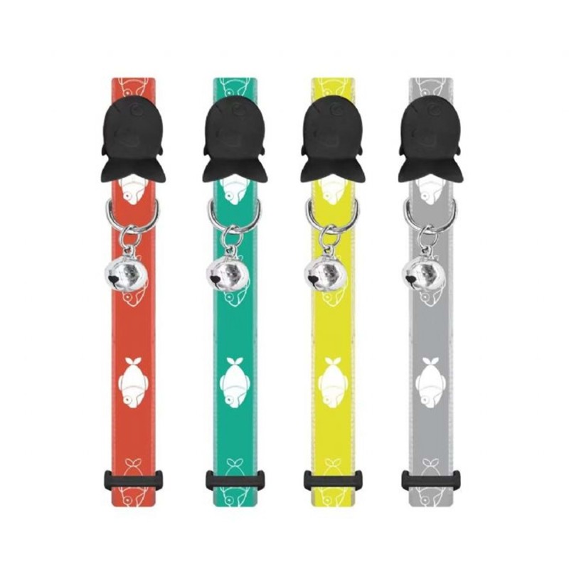 Nunbell Kedi Boyun Tasması Balık Desenli