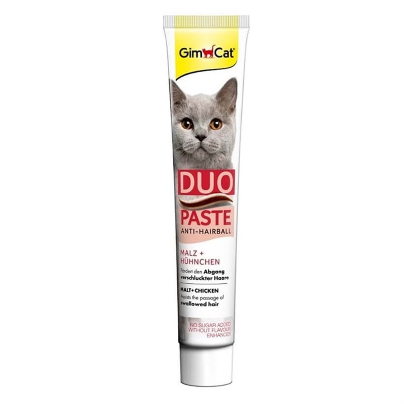 GımCat Anti-Hairball Duo Paste Tavuk Malt 50gr GımCat Anti-Hairball Duo Paste Tavuk Malt 50gr