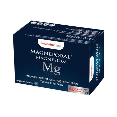 İmuneks Magneporal Magnesium 60 Tablet