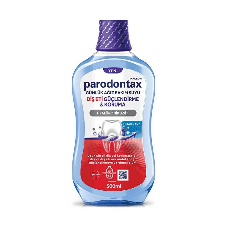 Parodontax Ağız Bakım Suyu Diş Eti Güçlendirme & Koruma 500 ml
