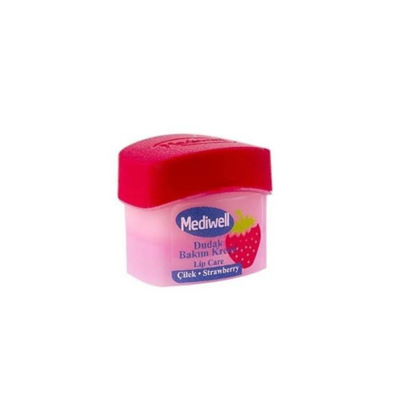 Mediwell Dudak Bakım Kremi - Çilek 5ml