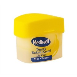 Mediwell Dudak Bakım Kremi - Muz 5ml