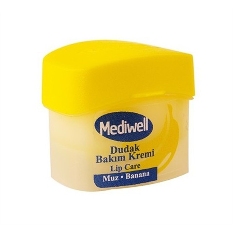 Mediwell Dudak Bakım Kremi - Muz 5ml