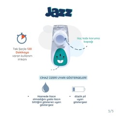 Jazz Taşınabilir ( Ultrasonik ) Mesh Nebulizatör ( NBM-5B )