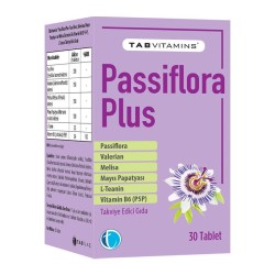 Tab İlaç Passiflora Plus 30 Tablet