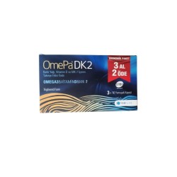 Omepa DK2 Omega 3 & Vitamin D & MENAQ7 50 Yumuşak Kapsül
