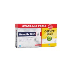 Tab İlaç Nemolix Plus 30 Tablet + Osende D3K2 20ml Damla | Avantajlı Paket