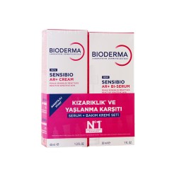 Bioderma Sensibio Ar+ Cream 40ml + Ar+ Bi-Serum 40ml | Kızarıklık ve Yaşlanma Karşıtı Set