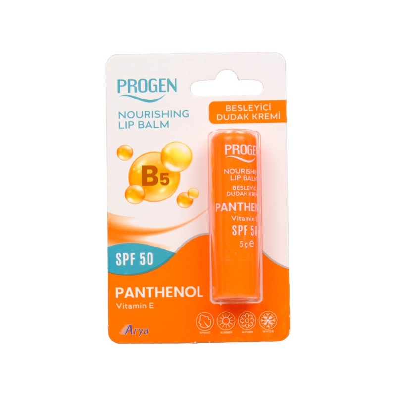 Progen Spf50 Panthenol Besleyici Dudak Kremi 5gr Progen Spf50 Panthenol Besleyici Dudak Kremi 5gr
