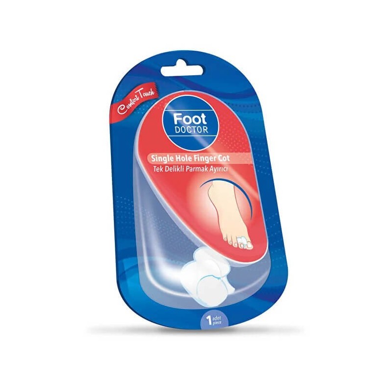 Foot Doctor Tek Delikli Parmak Ayırıcı 1 Adet ( FD.0005 )