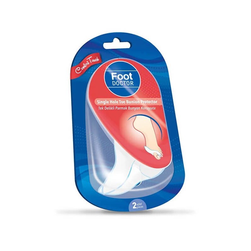 Foot Doctor Tek Delikli Parmak Bunyon Koruyucu 2 Adet ( FD.0003 )