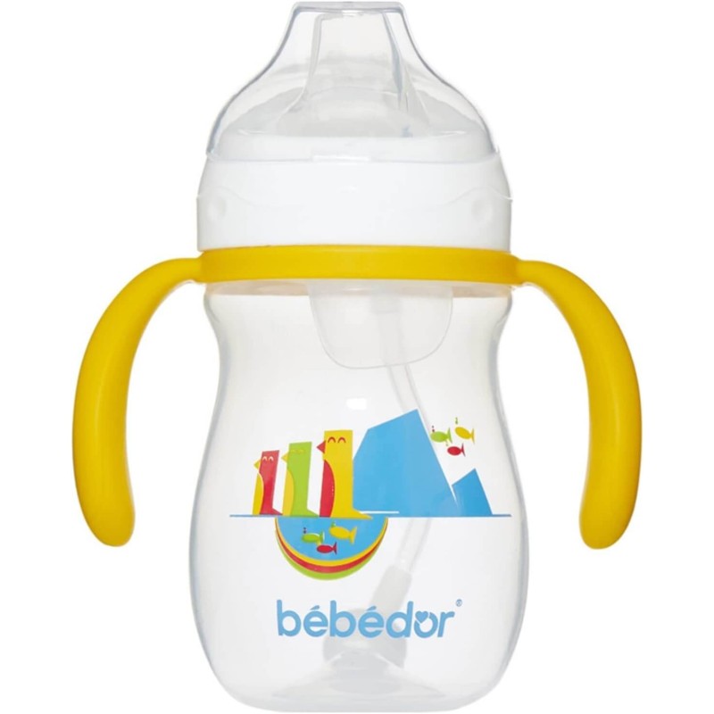 Bebedor Yumuşak Uçlu Kulplu Alıştırma Bardağı 6+ Ay -7503-