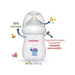 Bebedor Geniş Ağızlı PP Biberon 0+Ay 180ml -97322-