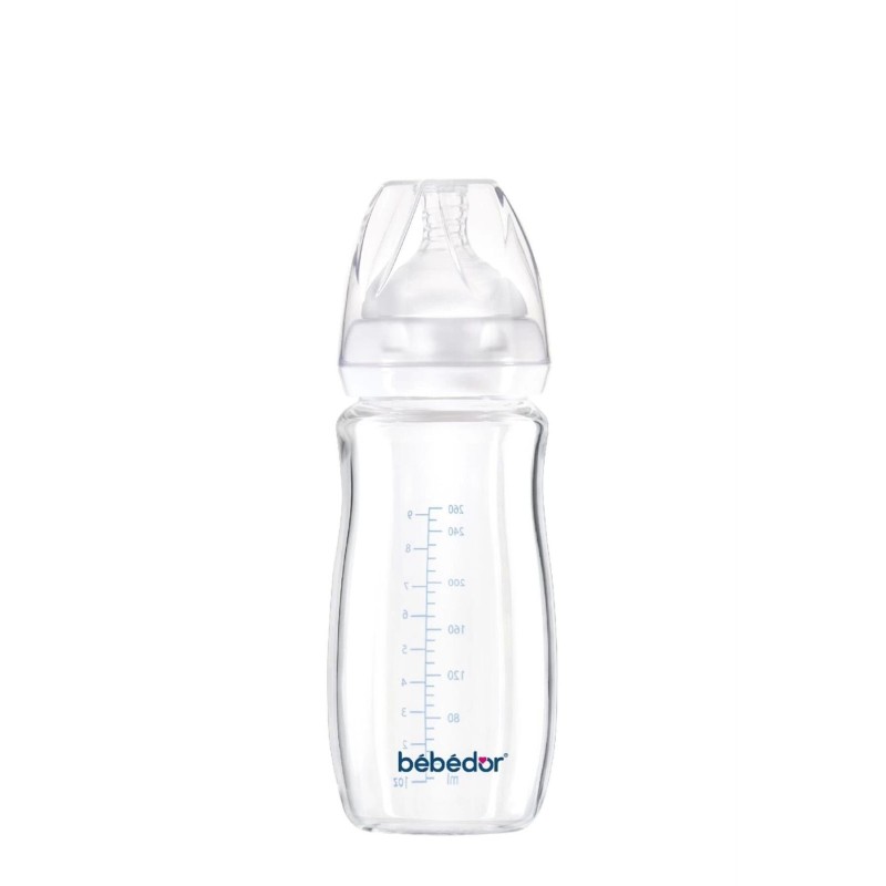 Bebedor Isıya Dayanıklı Cam Biberon 3+Ay 260ml -51301-