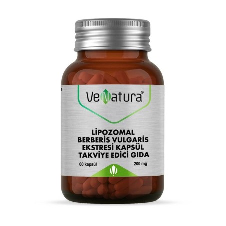 Venatura Lipozomal Berberis Vulgaris Ekstresi 200mg 60 Kapsül