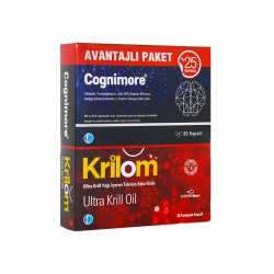 Tab İlaç Cognimore 30 Kapsül + Krilom Ultra Krill Oil 30 Kapsül | Avantajlı Paket