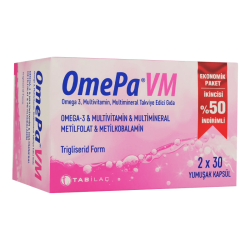Tab İlaç OmePa VM 2x30 Kapsül | Ekonomik Paket