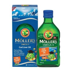 Möller's Omega-3 Cod Liver Oil Tutti Frutti Balık Yağı 150 ml
