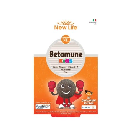 New Life Betamune Kids 30 Çiğneme Tableti