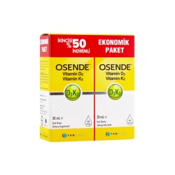 Tab İlaç Osende D3K2 20ml x 2 Adet | İkincisi %50 İndirimli