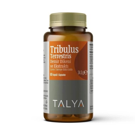 Talya Tribulus Terrestris Demir Dikeni ve Ekstraktı İçeren Takviye Edici Gıda 60 Kapsül