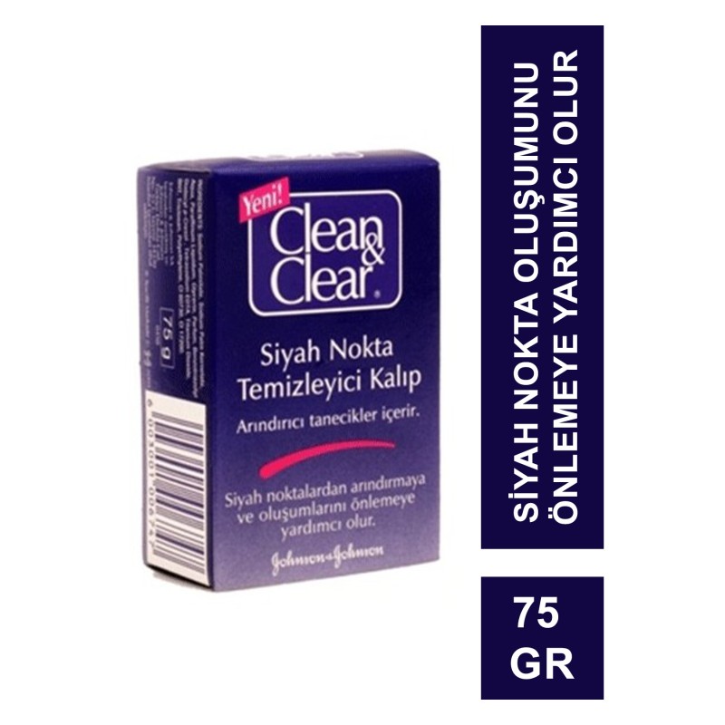 Clean & Clear Siyah Nokta Temizleyici Kalıp Sabun 75 gr Clean & Clear Siyah Nokta Temizleyici Kalıp Sabun 75 gr