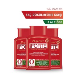 Zigavus Forte Saç Dökülmesine Karşı Şampuan - Yağlı Saçlar - 300 ml 3 Al 2 Öde