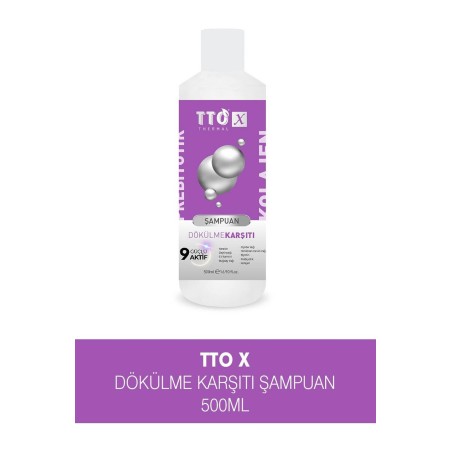 TTO X Kolajen ve Prebiyotik Dökülme Karşıtı Şampuan 500ml
