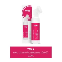 TTO X Kuru Ciltlere Özel Aplikatörlü Yüz Temizleme Köpüğü 200ml