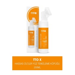 TTO X Hassas Ciltlere Özel Aplikatörlü Yüz Temizleme Köpüğü 200ml