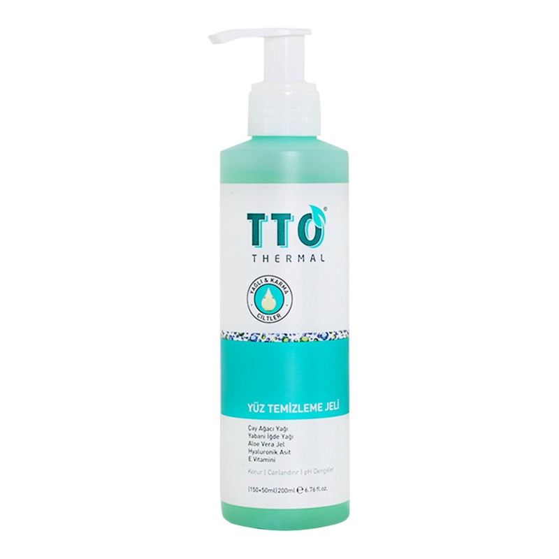TTO Yağlı & Karma Ciltler Yüz Temizleme Jeli 200ml