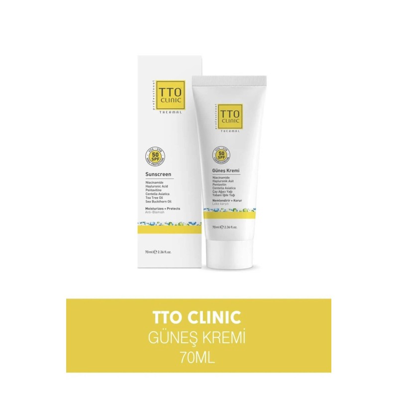 TTO Spf50 Güneş Koruyucu Krem 70ml