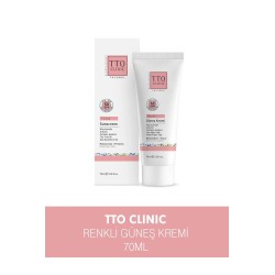 TTO Spf50 Renkli Güneş Koruyucu Krem 70ml
